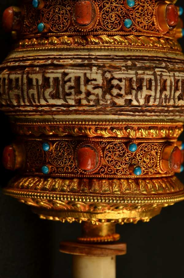 マニ車 本式鍍金高級仕様