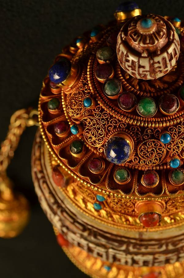 マニ車 本式鍍金高級仕様