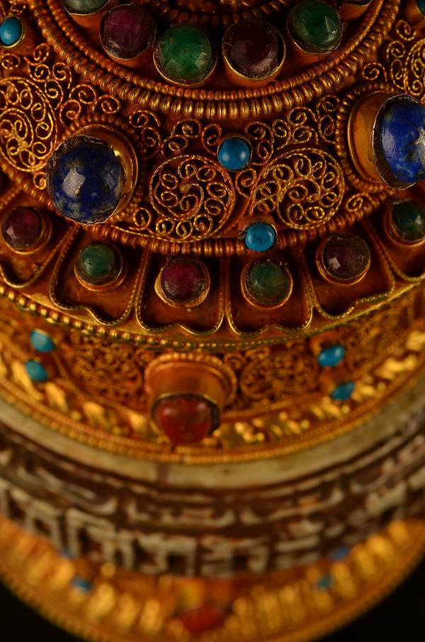 マニ車 本式鍍金高級仕様