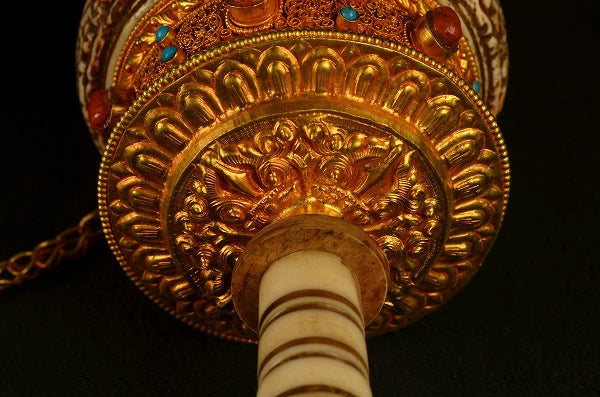 マニ車 本式鍍金高級仕様