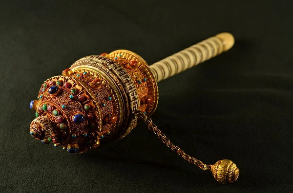 マニ車 本式鍍金高級仕様