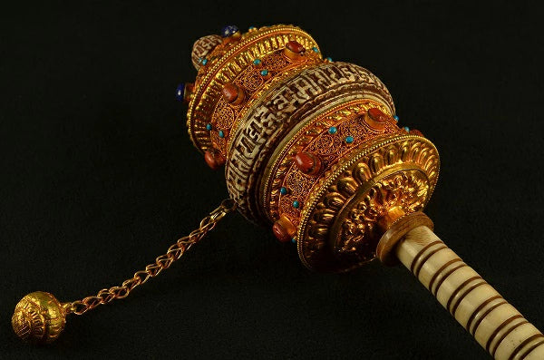 マニ車 本式鍍金高級仕様