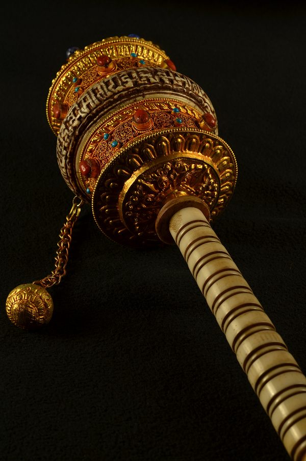 マニ車 本式鍍金高級仕様