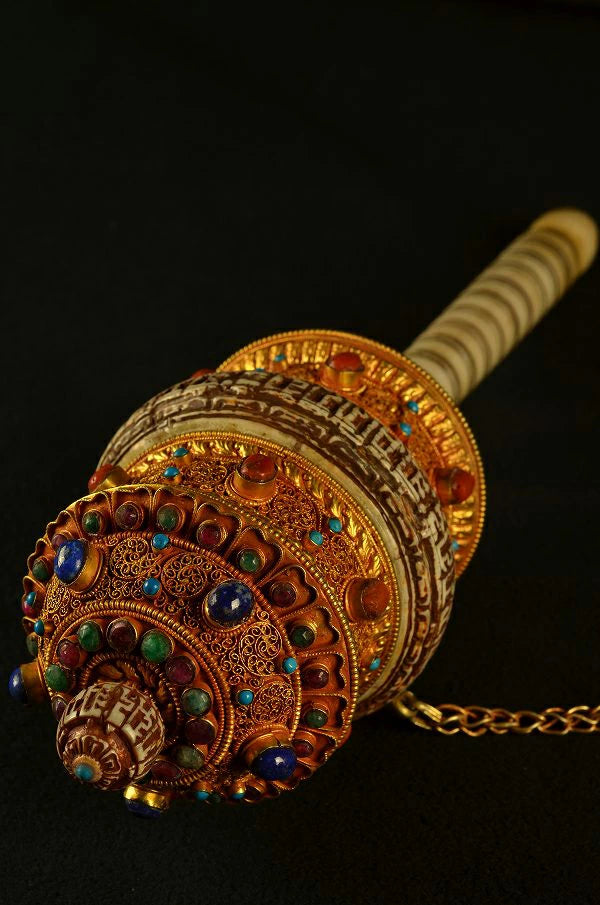 マニ車 本式鍍金高級仕様