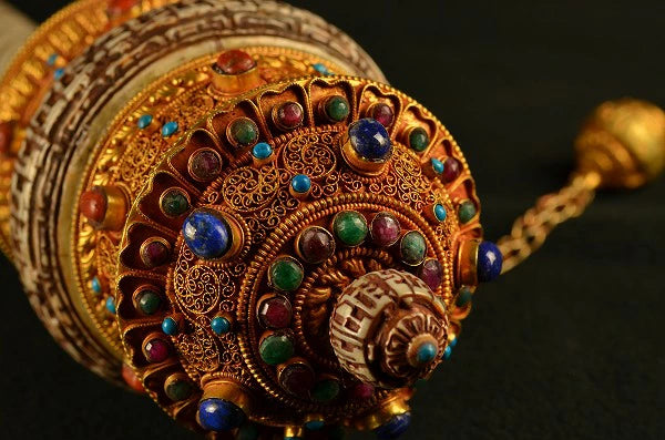 マニ車 本式鍍金高級仕様