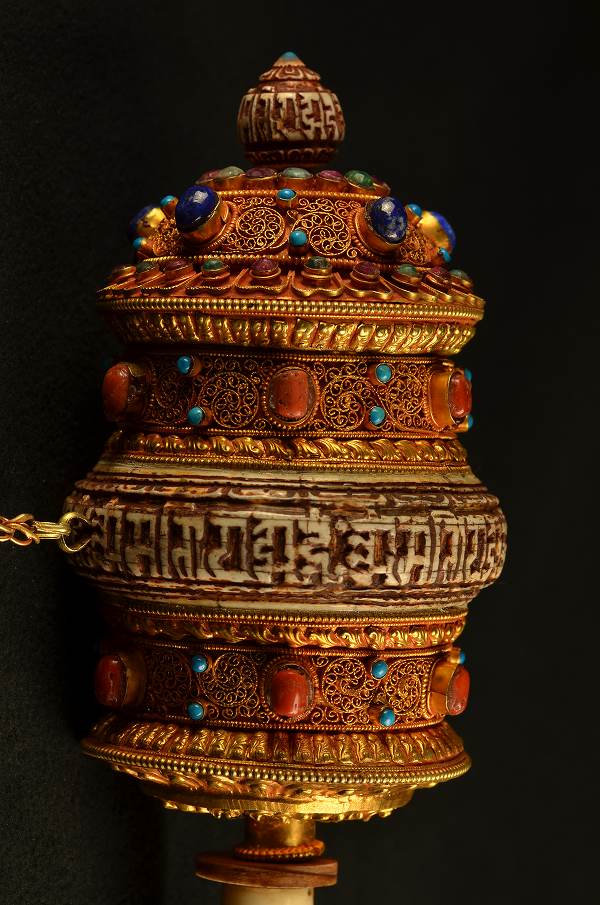 マニ車 本式鍍金高級仕様