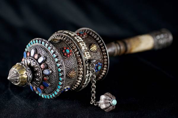 マニ車 本式銀製高級仕様