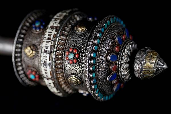 マニ車 本式銀製高級仕様