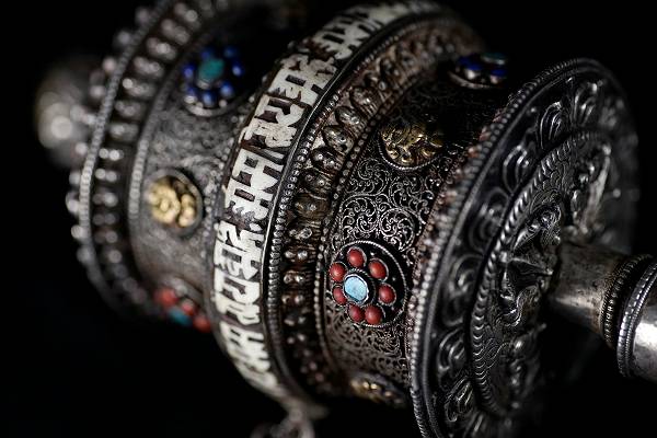 マニ車 本式銀製高級仕様